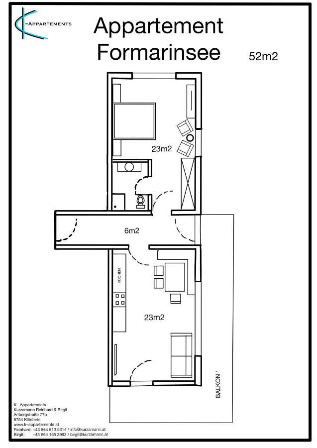 K-Appartements Klösterle Exterior foto