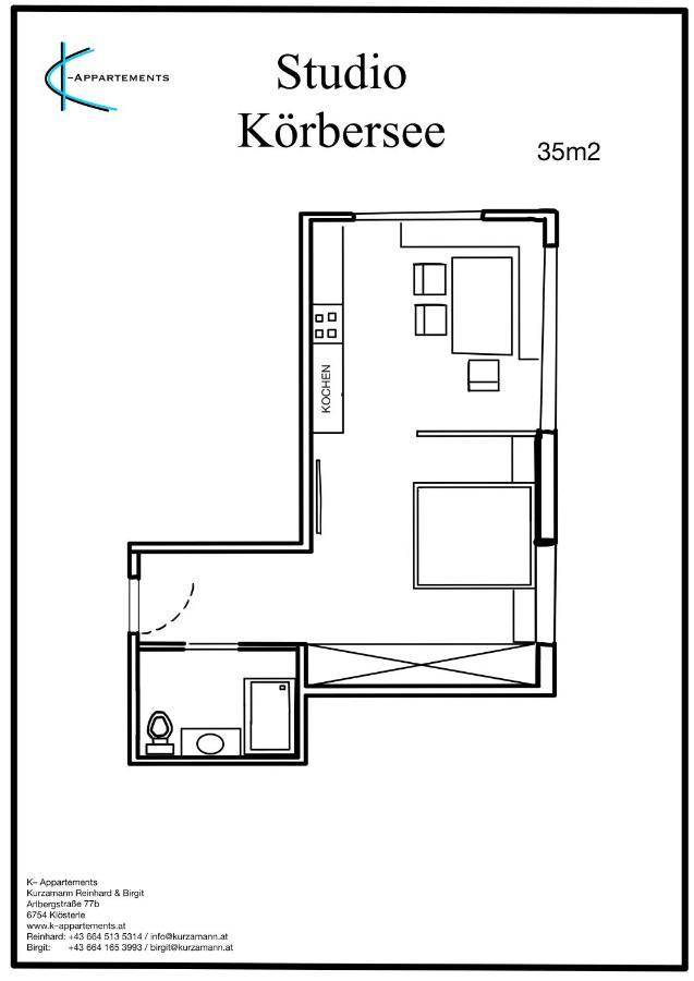 K-Appartements Klösterle Exterior foto